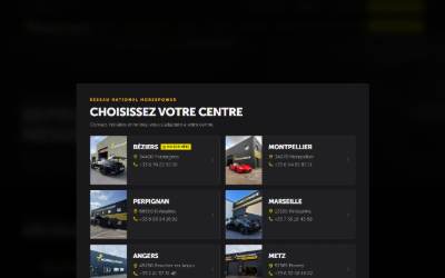 Website preview for Horsepower Garage Montpellier conversion bio éthanol et reprogrammation moteur