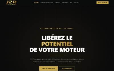 Website preview for J2Rperformance