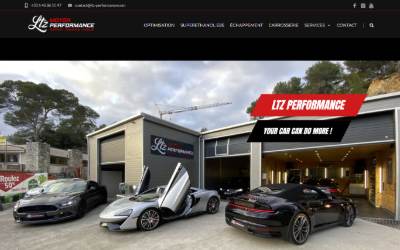 Website preview for LTZ PERFORMANCE