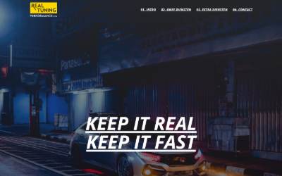 Website preview for Real Tuning Performance