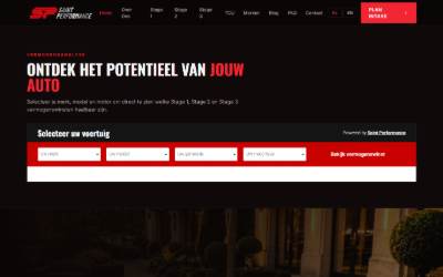 Website preview for Saint Performance