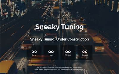 Website preview for Sneaky Tuning
