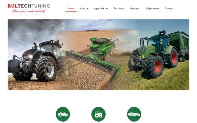 Website preview for Roltech Tuning