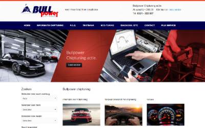 Website preview for Bullpower Chiptuning