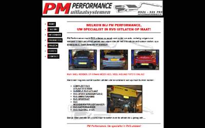 Website preview for PM Performance