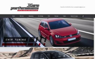 Website preview for Xeroperformance Chiptuning
