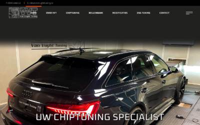 Website preview for Van Vught Tuning