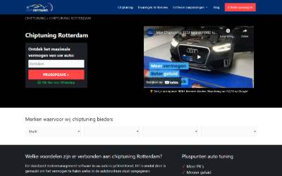 Website preview for Mijn Chiptuning Rotterdam #1 AutoTuning met Dyno Testbank!