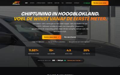Website preview for JPT Performance (voorheen JPT CARTUNING) | Dè chiptuning specialist