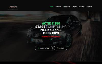 Website preview for Top Chiptuning