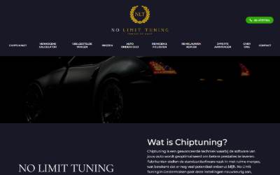 Website preview for No Limit Tuning