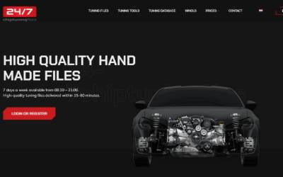 Website preview for 24-7 Chiptuningfiles.com