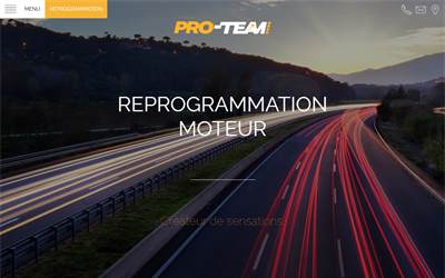 Website preview for Pro-Team Engineering