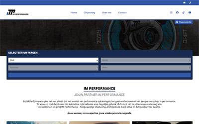Website preview for IM Performance