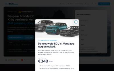 Website preview for ECU Performance | Chiptuning Genk | Chiptuning België