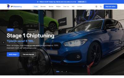 Website preview for BP Chiptuning