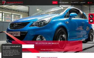Website preview for Rennsport Chiptuning