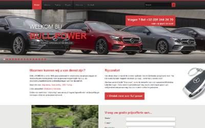 Website preview for Bull-Power Chiptuning
