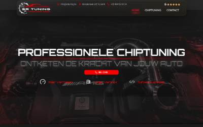 Website preview for SR Tuning
