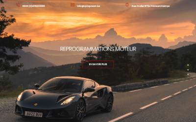 Website preview for RPM Power