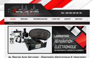 Website preview for REPROG AUTO SERVICES
