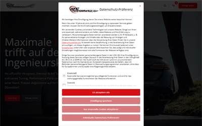 Website preview for KING Performance Düsseldorf e.K.