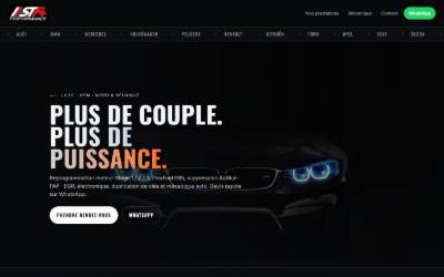 Website preview for STF Performance Lille