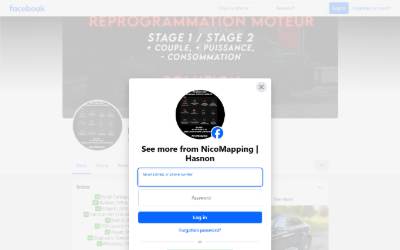 Website preview for NicoMapping Reprogrammation Moteur