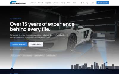 Top of the website for B&C Consulting S.à r.l.