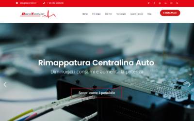 Website preview for Racetronic