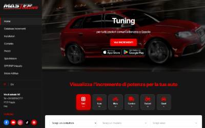 Website preview for MasterTuning Foggia