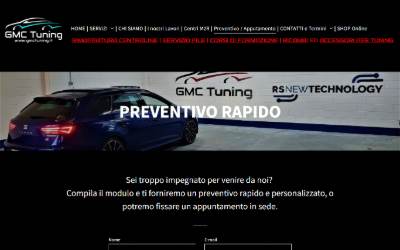 Website preview for GMC Tuning - Rimappatura Centraline (Tuning ECU)