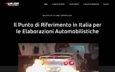 Website preview for VA.MA. Preparazioni