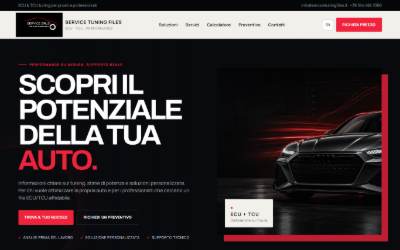 Website preview for ECUDRIFT CHIPTUNING RIMAPPATURA CENTRALINE AUTO