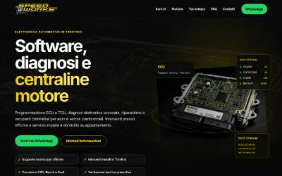 Website preview for RIMAPPATURA CENTRALINA by Speedworks