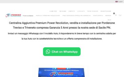Website preview for POWER REVOLUTION - Centraline Aggiuntive Rimappatura Tuning