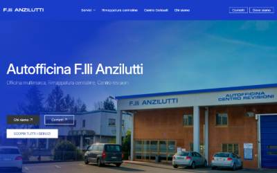 Website preview for Autofficina F.lli Anzilutti - Rimappatura centralina