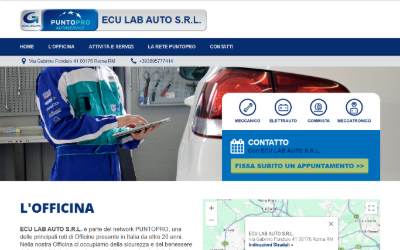 Website preview for Ecu Lab Auto