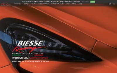 Website preview for BIESSE Racing - Neive - Sede Principale Italia