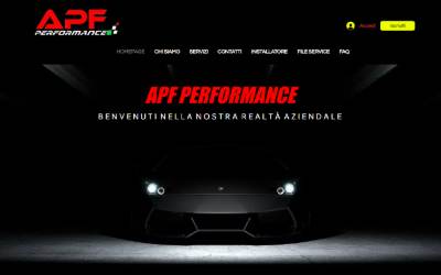 Website preview for APF PERFORMANCE