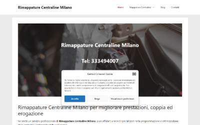 Website preview for Rimappatura Centraline Brescia