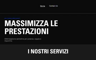 Website preview for Bergamo Centraline