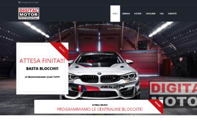 Website preview for Digital Motor Professional s.r.l.