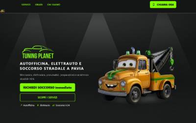 Website preview for Soccorso Stradale Autofficina Tuning Planet