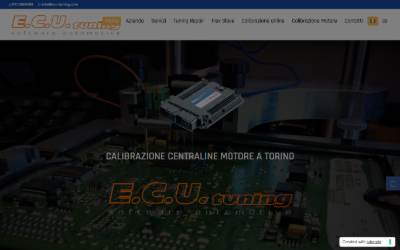 Website preview for ECU Tuning | Riparazione Centraline Mappatura Torino Automotive