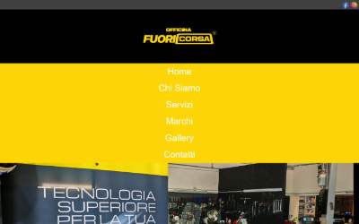 Website preview for FuoriCorsa Officina Bari