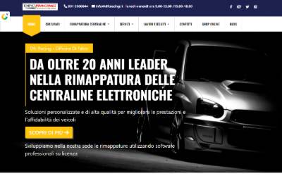 Website preview for Dfc Racing