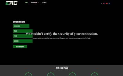 Top of the website for EAC Performance