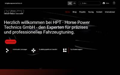 Website preview for HPT - HorsePowerTechnics GmbH