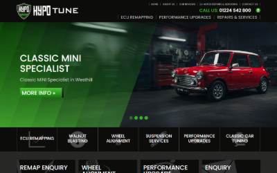 Top of the website for Hypo Tune